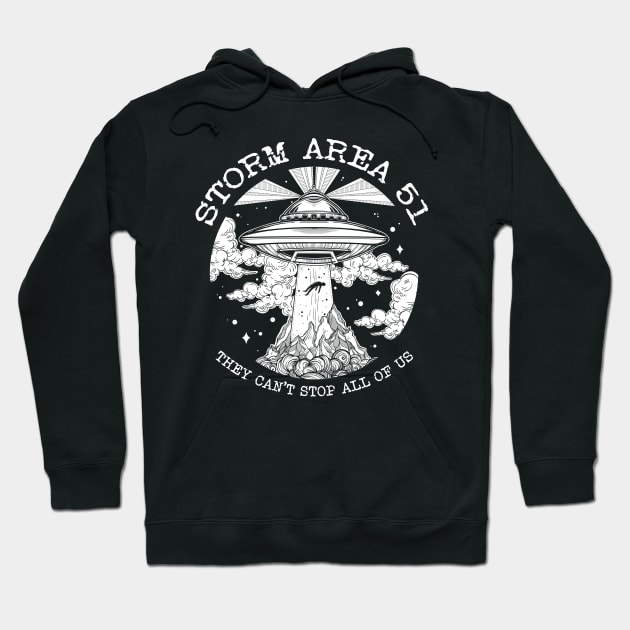 Storm Area 51 Hoodie by stuffofkings